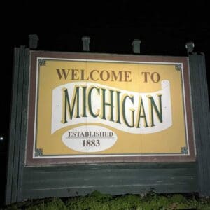 welcome sign