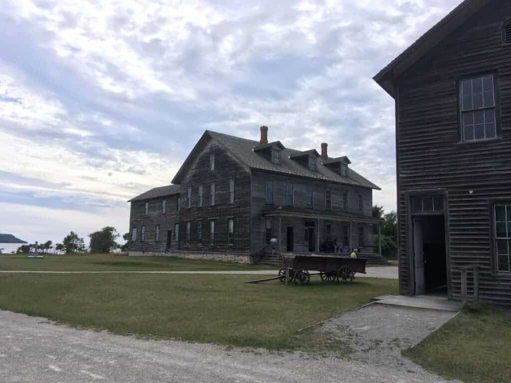 Historical buildings at Fayette State Park